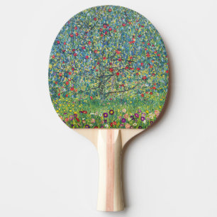 Gustav Klimt - Apple Tree Ping Pong Paddle