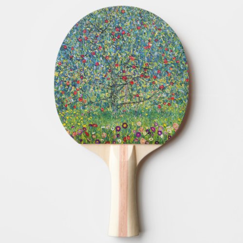 Gustav Klimt _ Apple Tree Ping Pong Paddle
