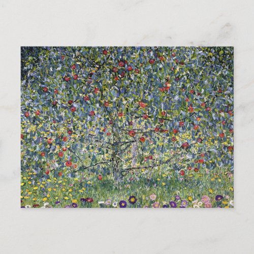 Gustav Klimt Apple Tree Postcard