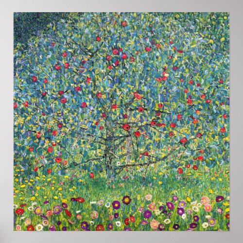 Gustav Klimt _ Apple Tree Poster