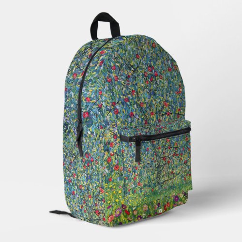 Gustav Klimt _ Apple Tree Printed Backpack
