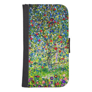 Gustav Klimt Apple Tree Galaxy S4 Wallet Case