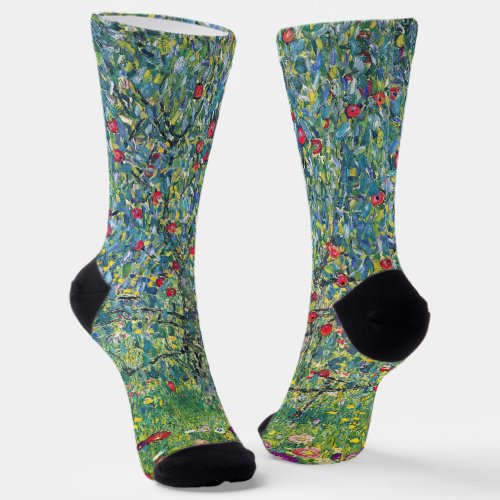 Gustav Klimt _ Apple Tree Socks