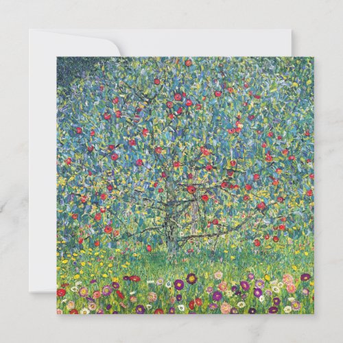 Gustav Klimt _ Apple Tree Thank You Card
