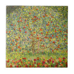 Gustav Klimt Apple Tree Tile<br><div class="desc">The Apple Tree painted by Gustav Klimt in 1912.</div>