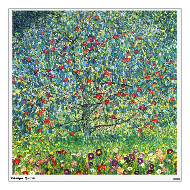 Gustav Klimt: Apple Tree Wall Sticker (Front)