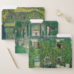Gustav Klimt - Architecture Masterpieces Selection File Folder<br><div class="desc">Gustav Klimt - Architecture Masterpieces Selection:
 - The House of Guardaboschi / House in Weissenbach of Attersee Lake - 1912
 - Church in Cassone / Landscape with Cypresses - Gustav Klimt,  Oil on Canvas,  1913
 - Country House by the Attersee - 1914</div>