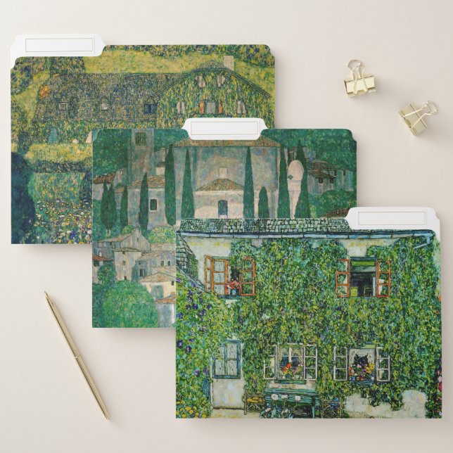 Gustav Klimt - Architecture Masterpieces Selection File Folder (Set)