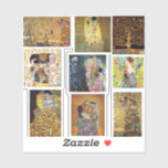 Gustav Klimt Art Paintings Sticker<br><div class="desc">Gustav Klimt Art Painting Stickers (9)</div>