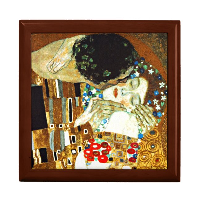 Gustav Klimt art - The Kiss Gift Box (Front)