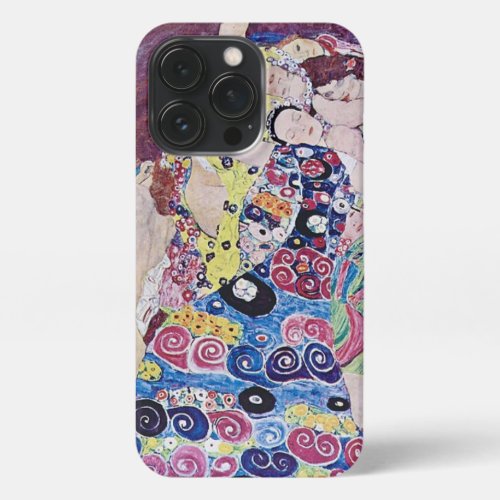 Gustav Klimt Art The Virgins iPhone Case