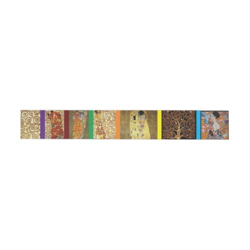Gustav Klimt Art Wrap Around Label