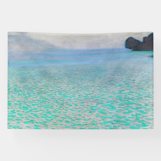 Gustav Klimt - Attersee Banner (Horizontal)