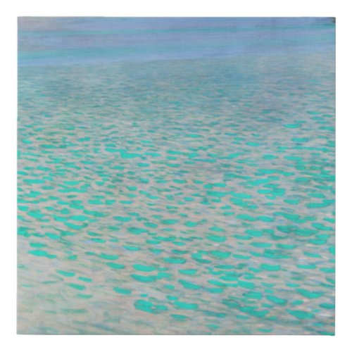 Gustav Klimt _ Attersee Faux Canvas Print