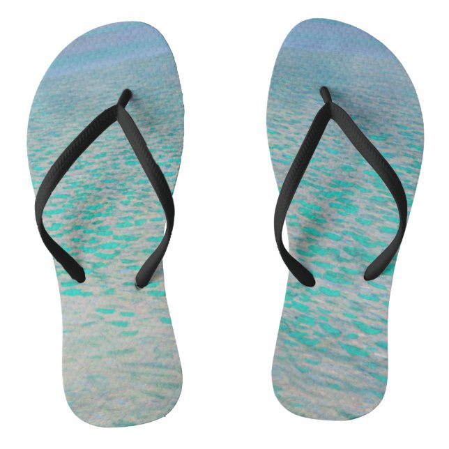 Gustav Klimt - Attersee Flip Flops (Footbed)