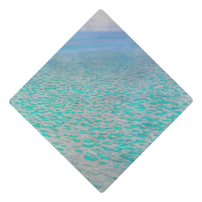 Gustav Klimt - Attersee Graduation Cap Topper (Front)