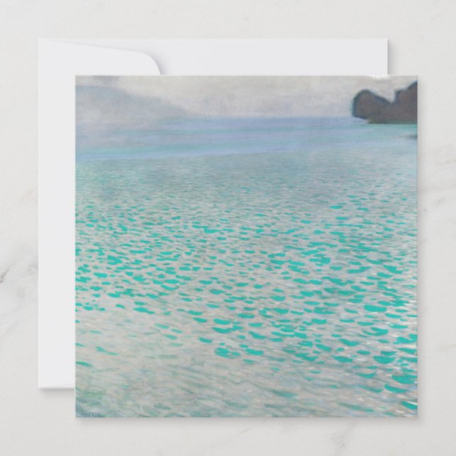 Gustav Klimt - Attersee Holiday Card (Front)