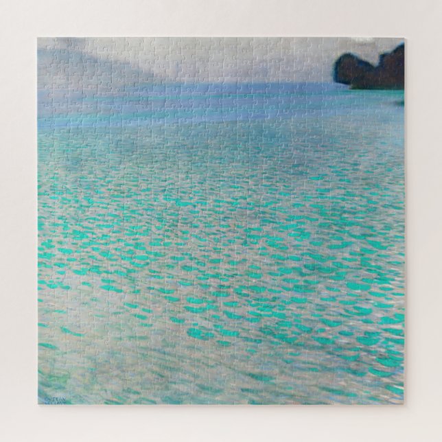 Gustav Klimt - Attersee Jigsaw Puzzle (Vertical)