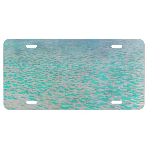 Gustav Klimt _ Attersee License Plate