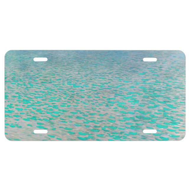 Gustav Klimt - Attersee License Plate (Front)