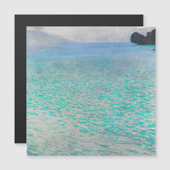Gustav Klimt - Attersee Magnetic Card (Front/Back)