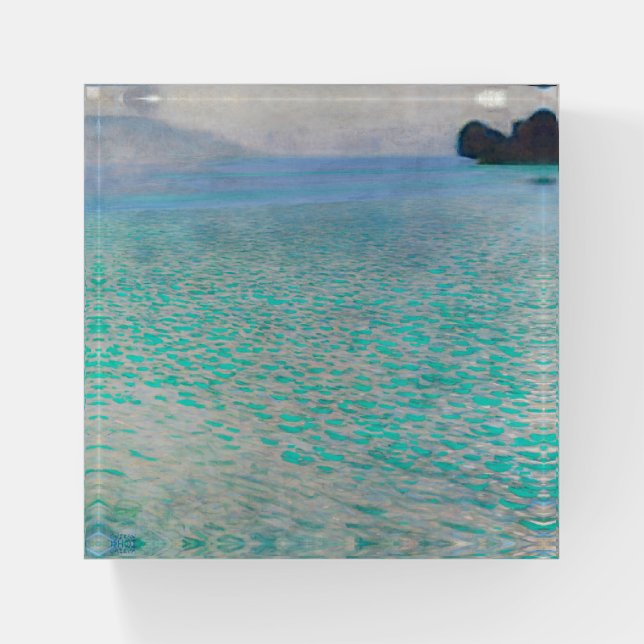 Gustav Klimt - Attersee Paperweight (Front)