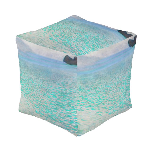 Gustav Klimt - Attersee Pouf (Angled Front)
