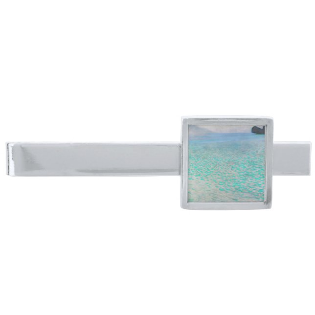 Gustav Klimt - Attersee Silver Finish Tie Bar (Front)