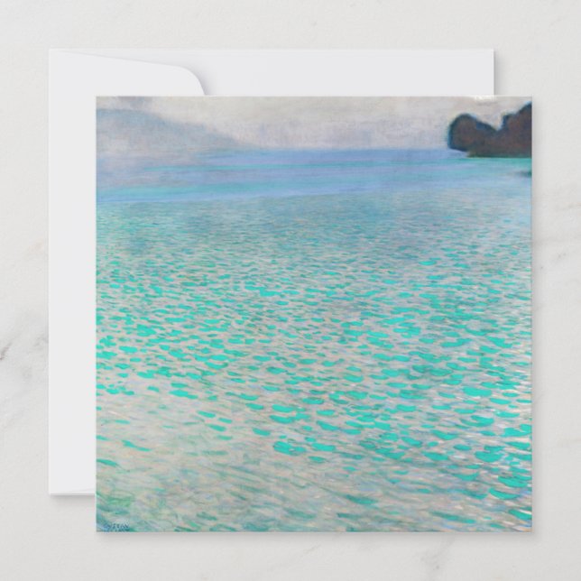 Gustav Klimt - Attersee Thank You Card (Front)