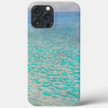Gustav Klimt Attersee Vintage Art Lake Ocean Beach Iphone 13 Pro Max Case by iBella at Zazzle
