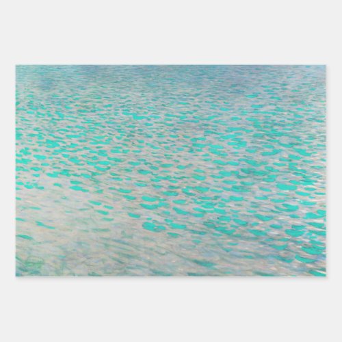 Gustav Klimt _ Attersee Wrapping Paper Sheets