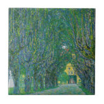 Gustav Klimt - Avenue in the Park Schloss Kammer Ceramic Tile<br><div class="desc">Avenue in the Park of Schloss Kammer - Gustav Klimt,  Oil on Canvas,  1912</div>