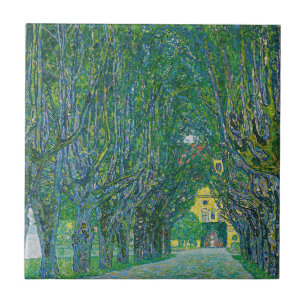 Gustav Klimt - Avenue in the Park Schloss Kammer Ceramic Tile