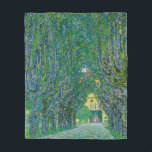Gustav Klimt - Avenue in the Park Schloss Kammer Fleece Blanket<br><div class="desc">Avenue in the Park of Schloss Kammer - Gustav Klimt,  Oil on Canvas,  1912</div>