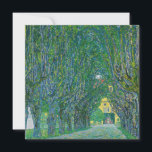 Gustav Klimt - Avenue in the Park Schloss Kammer Invitation<br><div class="desc">Avenue in the Park of Schloss Kammer - Gustav Klimt,  Oil on Canvas,  1912</div>