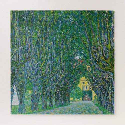 Gustav Klimt _ Avenue in the Park Schloss Kammer Jigsaw Puzzle
