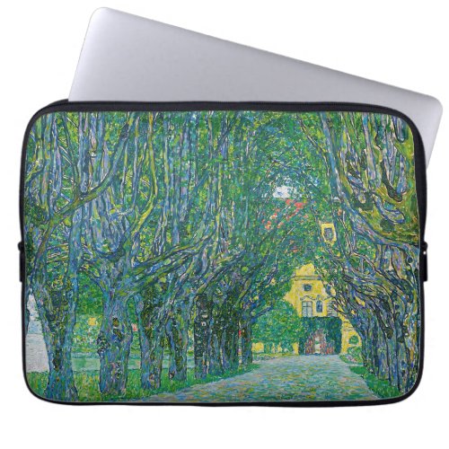 Gustav Klimt _ Avenue in the Park Schloss Kammer Laptop Sleeve