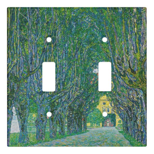 Gustav Klimt _ Avenue in the Park Schloss Kammer Light Switch Cover