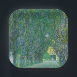 Gustav Klimt - Avenue in the Park Schloss Kammer Paper Plates<br><div class="desc">Avenue in the Park of Schloss Kammer - Gustav Klimt,  Oil on Canvas,  1912</div>