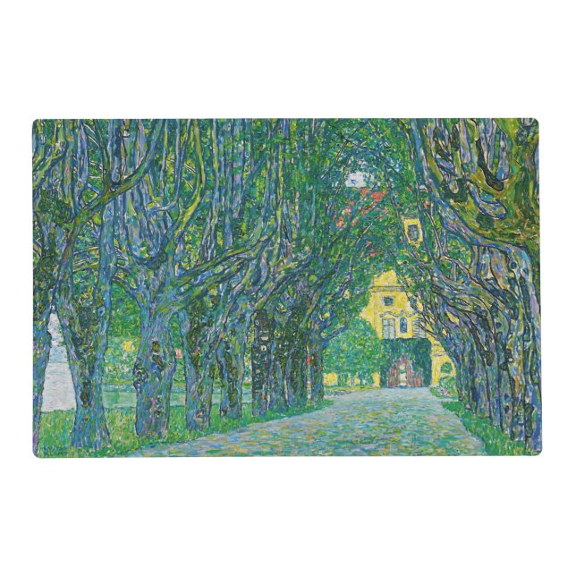 Gustav Klimt - Avenue in the Park Schloss Kammer Placemat (Front)