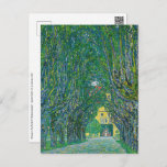 Gustav Klimt - Avenue in the Park Schloss Kammer Postcard<br><div class="desc">Avenue in the Park of Schloss Kammer - Gustav Klimt,  Oil on Canvas,  1912</div>