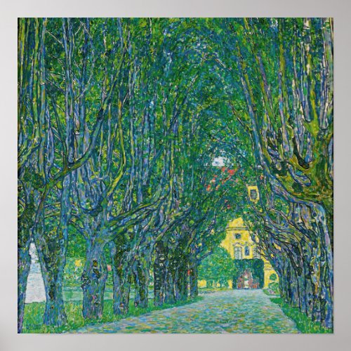 Gustav Klimt _ Avenue in the Park Schloss Kammer Poster