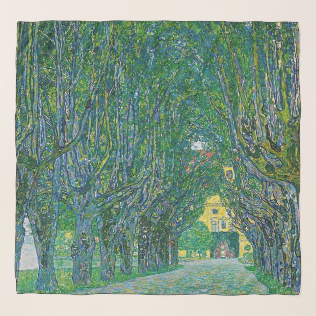Gustav Klimt - Avenue in the Park Schloss Kammer Scarf (Front)