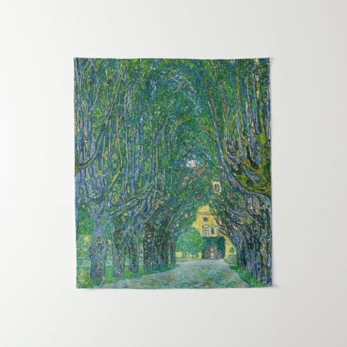 Gustav Klimt _ Avenue in the Park Schloss Kammer Tapestry