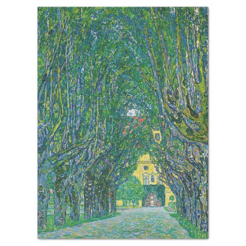 Gustav Klimt _ Avenue in the Park Schloss Kammer Tissue Paper