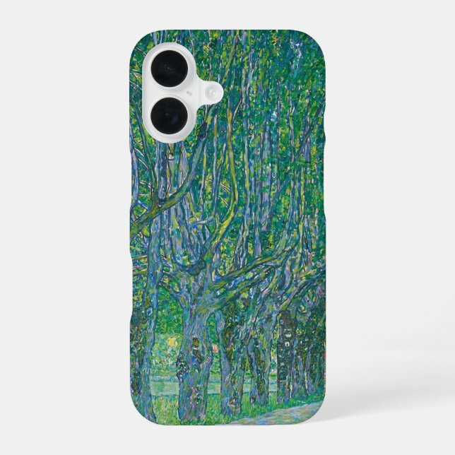 Gustav Klimt: Avenue of Schloss Kammer Park iPhone Case (Back)