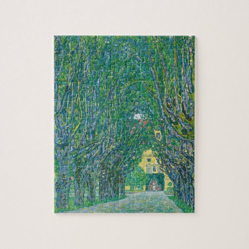 Gustav Klimt Avenue of Schloss Kramer Park  Jigsaw Puzzle