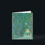 Gustav Klimt Avenue Schloss Kramer Park Notecard<br><div class="desc">Avenue of Schloss Kramer Park painting by Gustav Klimt - folded note card</div>