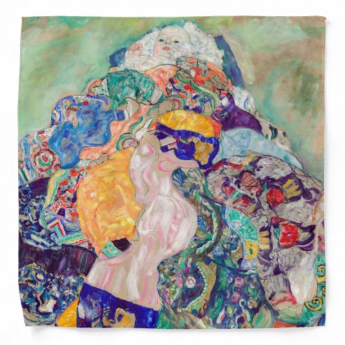 Gustav Klimt _ Baby  Cradle Bandana