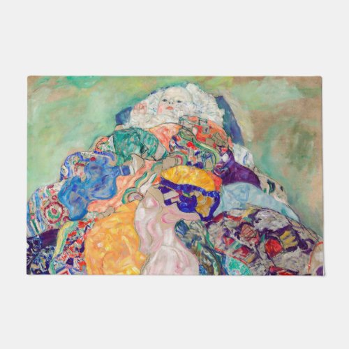 Gustav Klimt _ Baby  Cradle Doormat